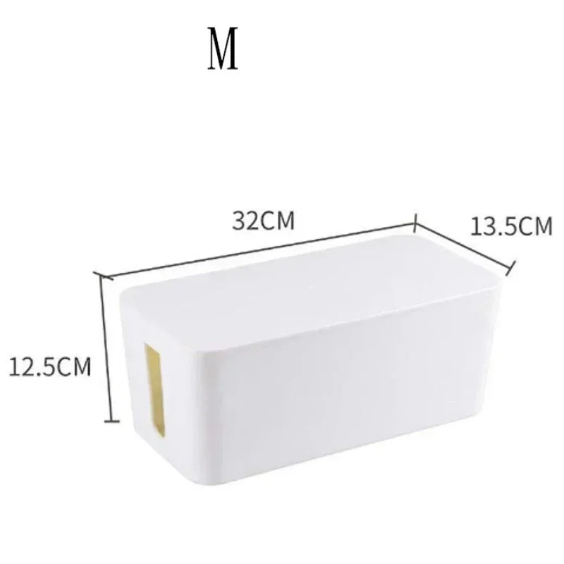 YIYUEQIANLI Cable Storage Box For Desk Wire Management