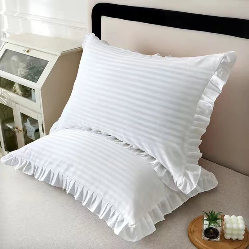 Princess Ruffled Pillowcases For Adults And Kids Premium