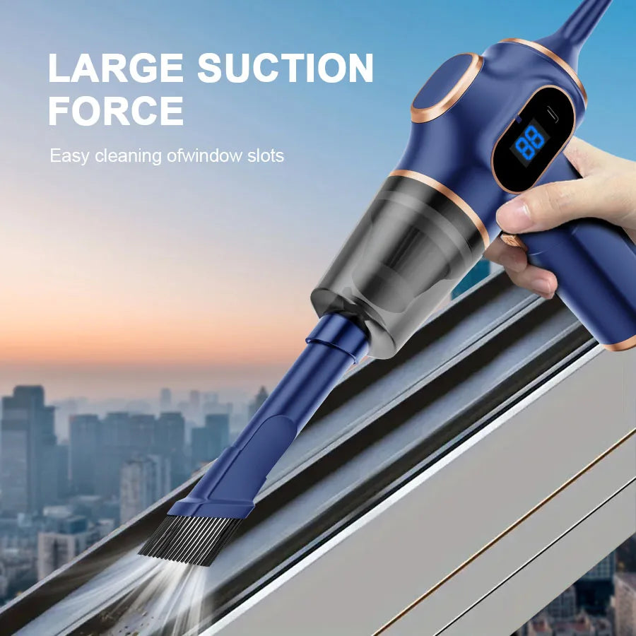 Wireless Car Vacuum Cleaner Portable HEPA Dust Collector