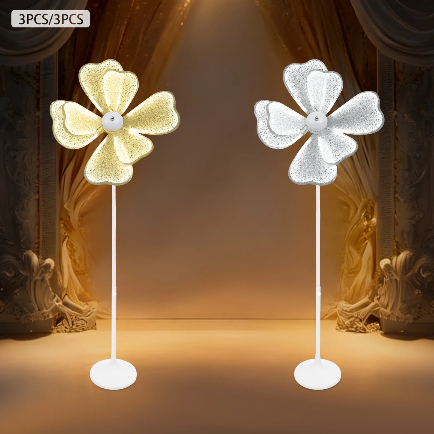 Three Pack 50W Wedding Flower Floor Lamp LED For Weddings