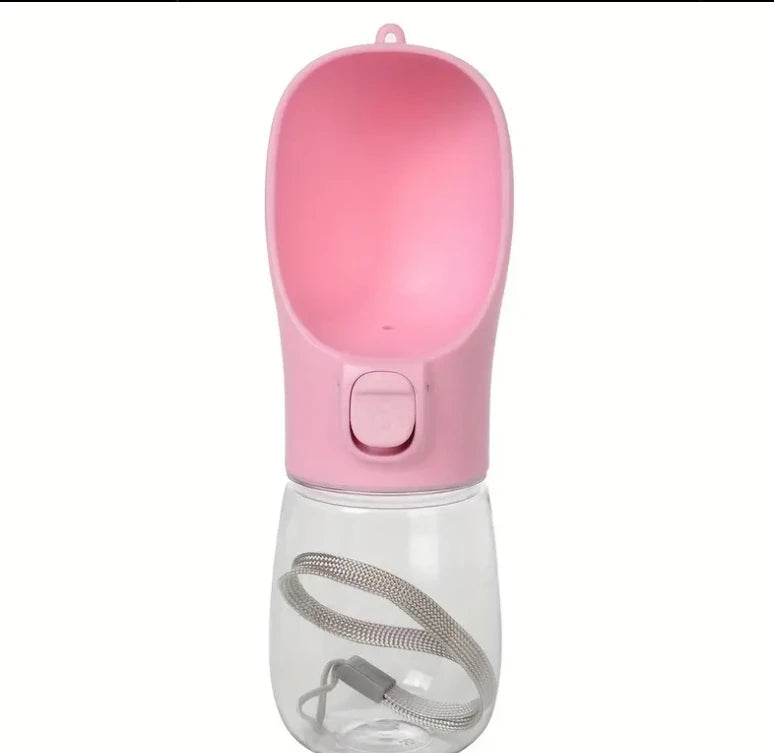 Portable Dog Cat Water Bottle With Food Container Leak Proof