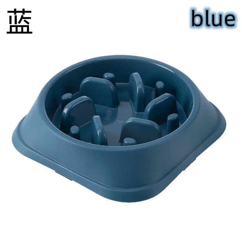 Anti Choking Slow Feeder Pet Bowl With Non Slip Maze