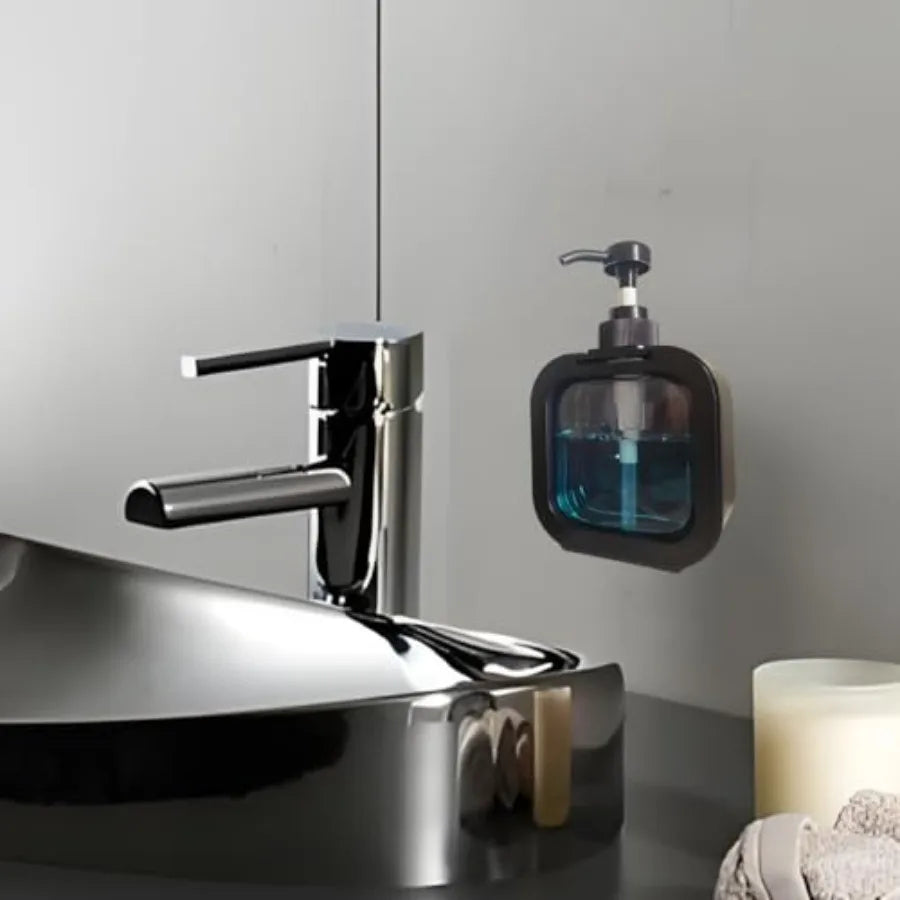 Stainless Steel Wall Mounted Soap Dispenser For Bathroom And Kitchen