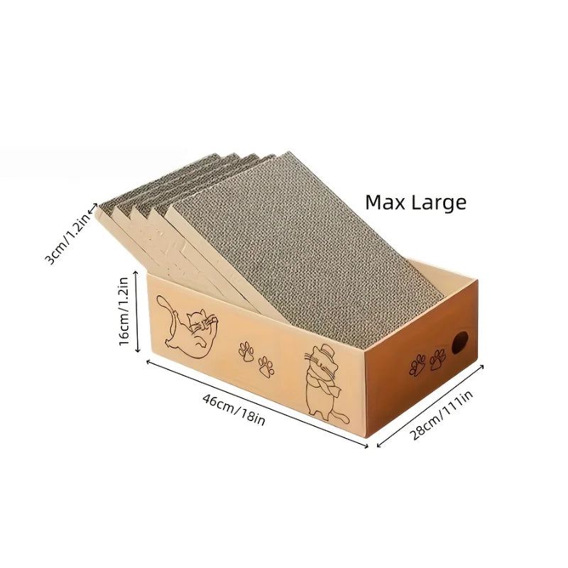CZBNYX Five Layer Corrugated Cardboard Cat Scratch Board Double-Sided