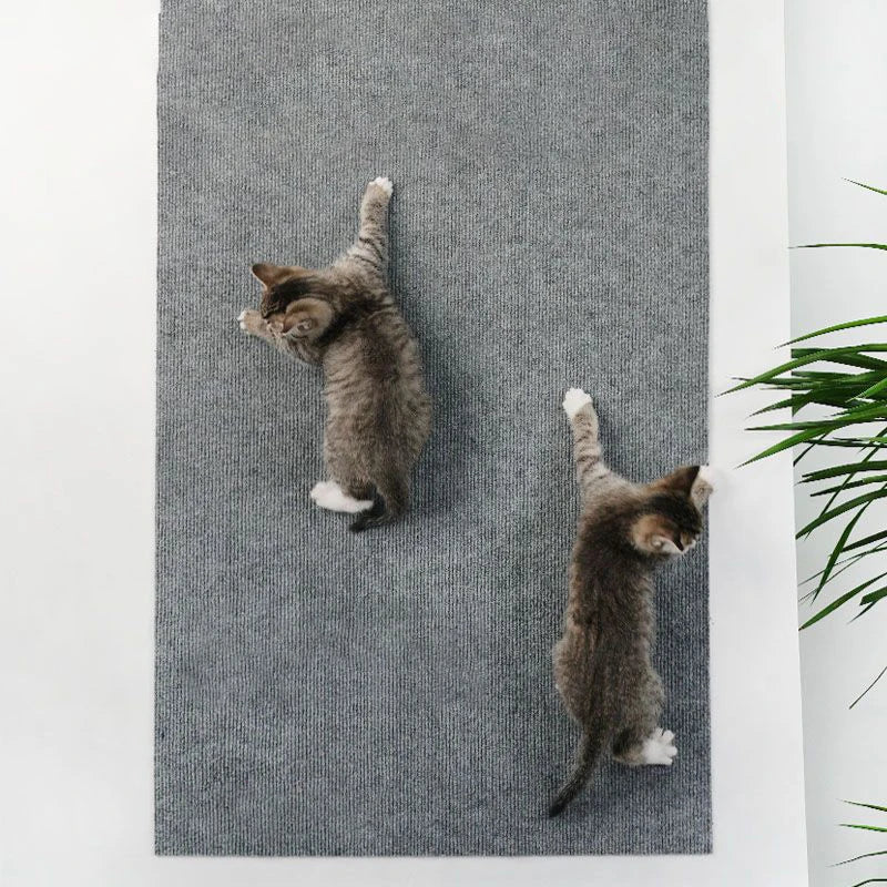 Self-Adhesive Cat Scratching Mat Trimmable Carpet Sofa Protector