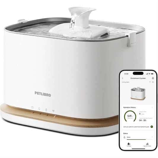 Wireless Cat Water Fountain With App Monitoring And WiFi