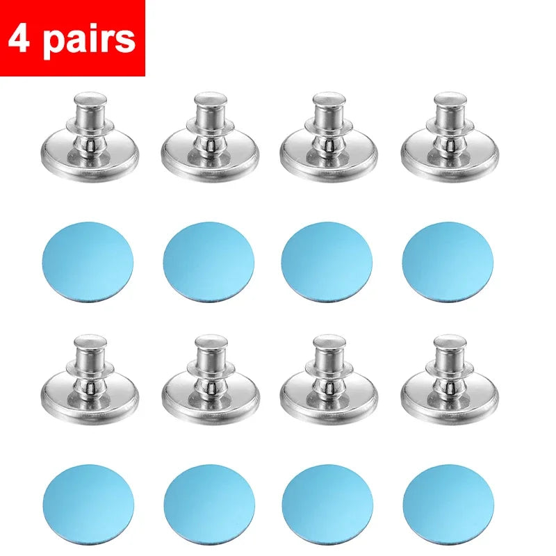 Detachable Magnetic Curtain Button Clip Fastener Aluminum Alloy