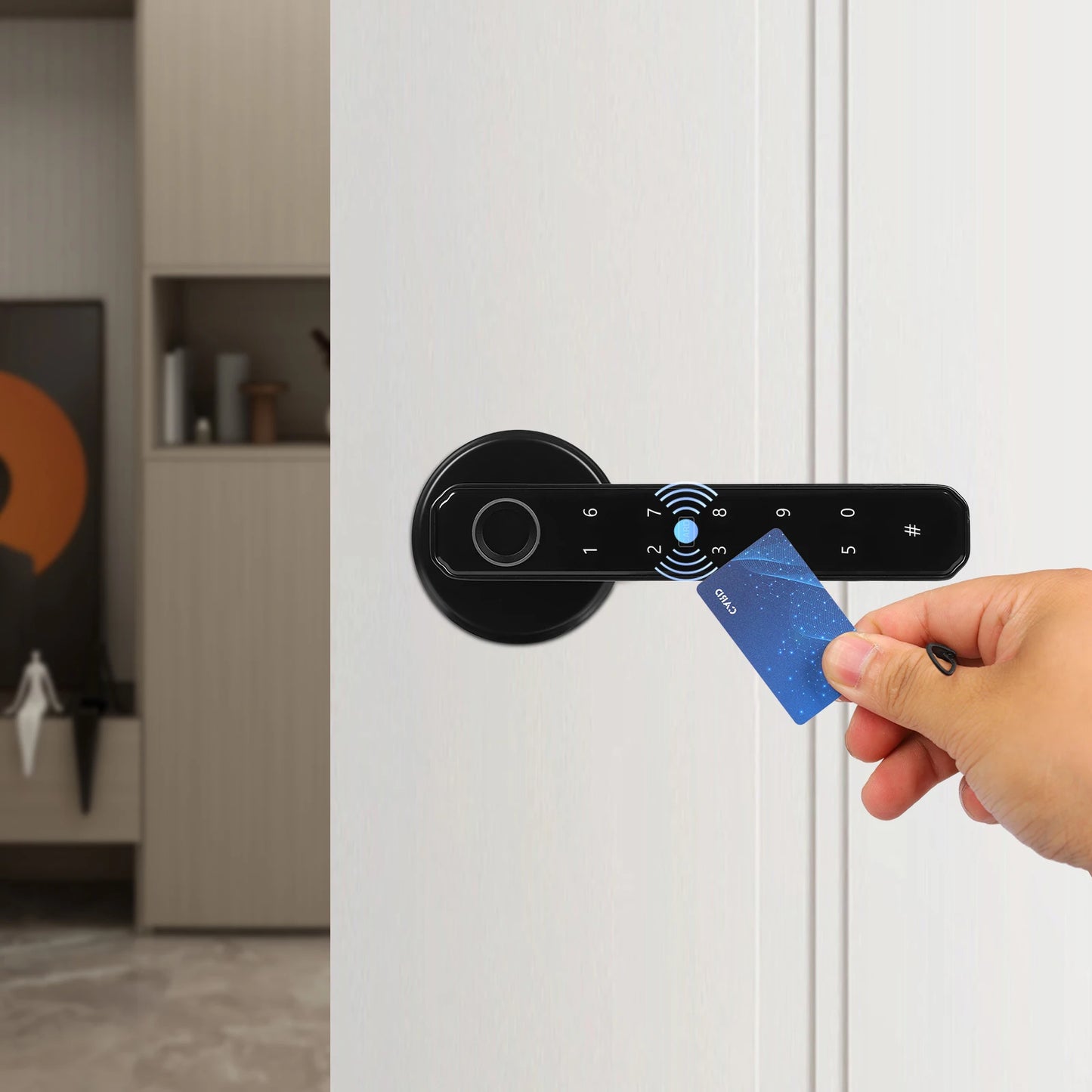 Fingerprint Door Lock With Smart Handle For Homes And Offices
