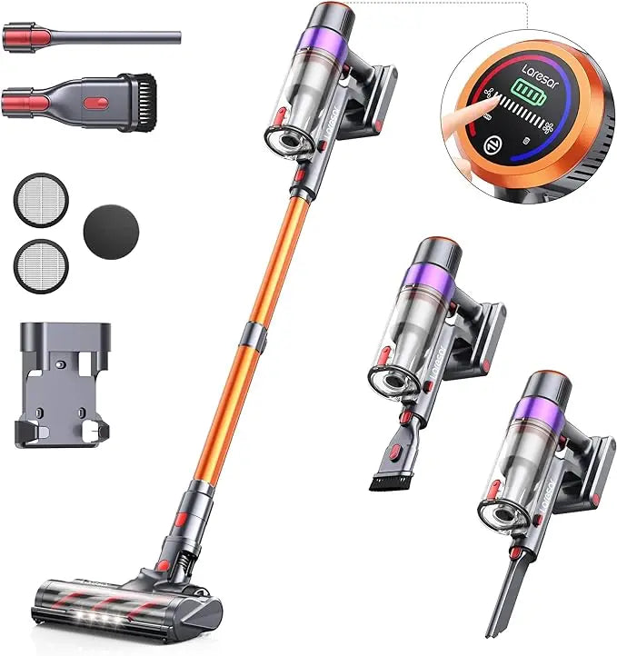 LARESAR Elite 8 Cordless Vacuum Cleaner Handheld 450W Detachable Battery