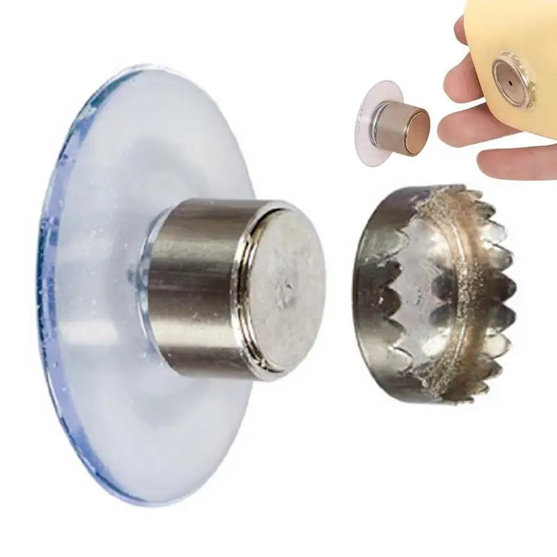 Suction Cup Soap Rack With Magnet Wall Mount For Bathroom