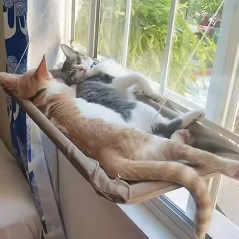 Ultra Soft Cat Window Hammock Bed Securely Mounted Cat Perch