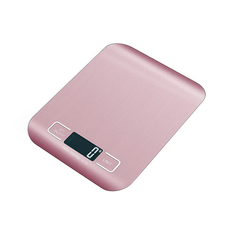 Digital Kitchen Scale LCD Display Stainless Steel Electronic Baking Tools