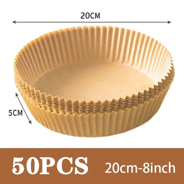 Eco Friendly Air Fryer Disposable Paper Liners Non Stick Kitchen