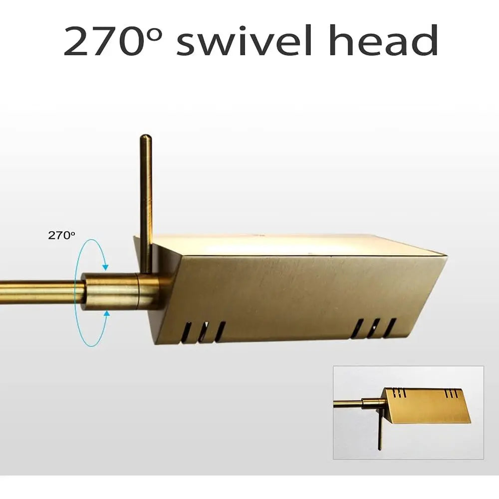 Adjustable Desk Lamp Dimming 12W LED 360 Swing Arm ETL