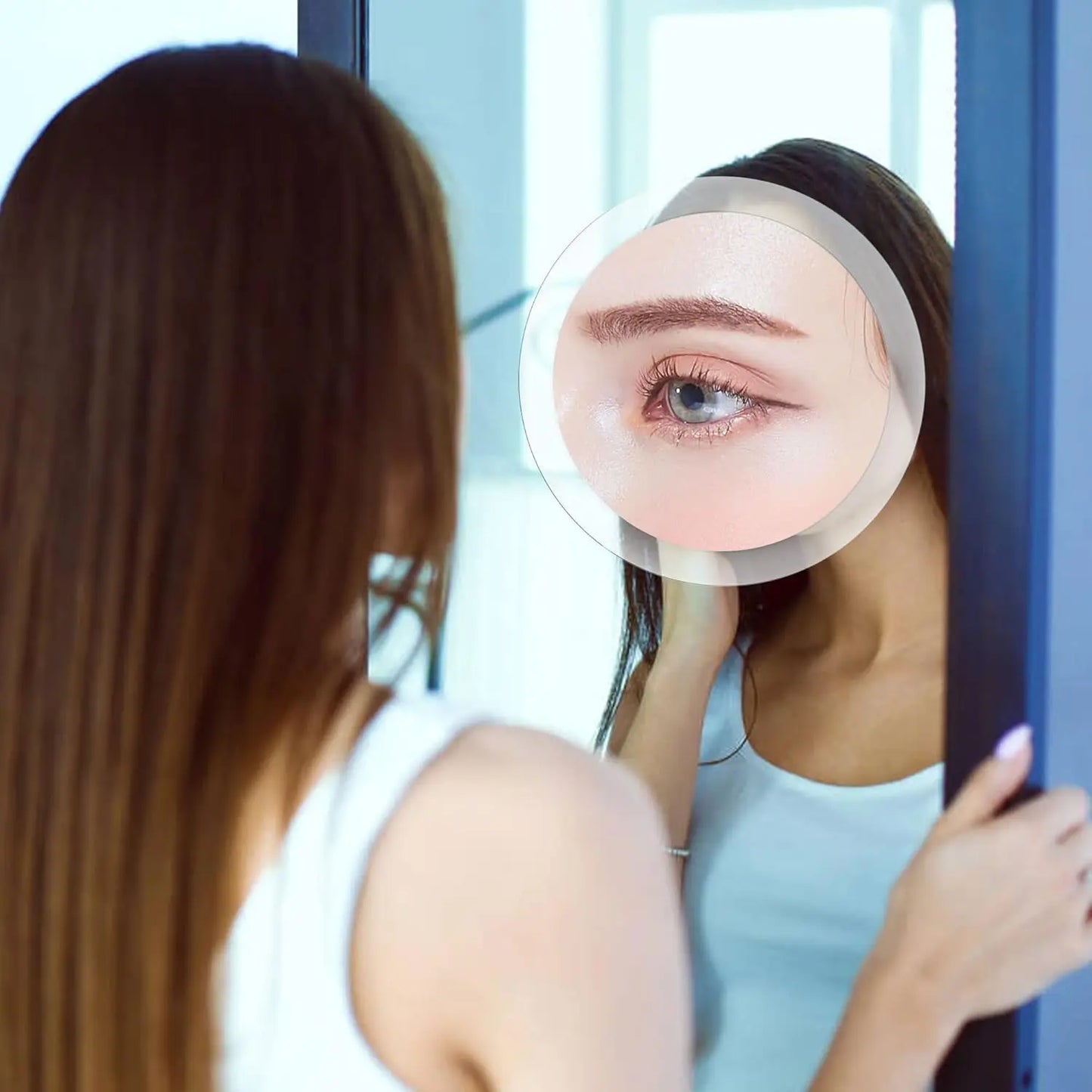 30X Magnifying Mirror With Suction Cup For Easy Mounting