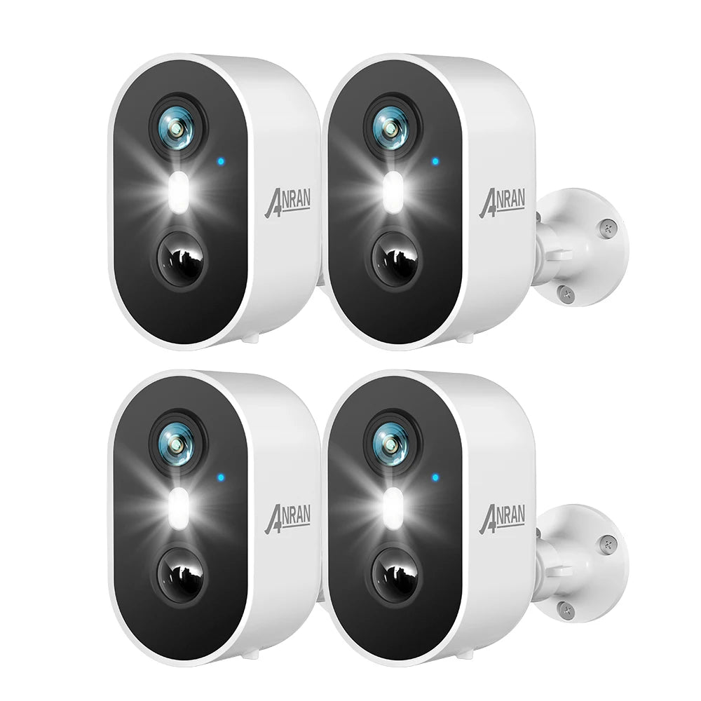 ANRAN 2K Rechargeable Battery Camera WiFi Surveillance System
