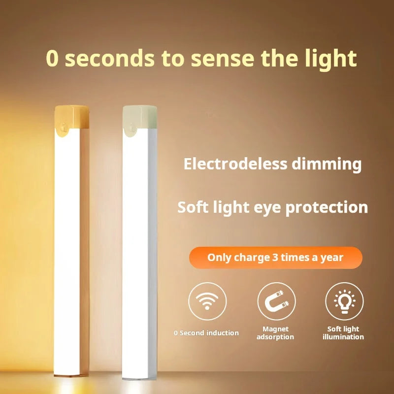 Wireless Rechargeable LED Motion Sensor Cabinet Light Battery Operated