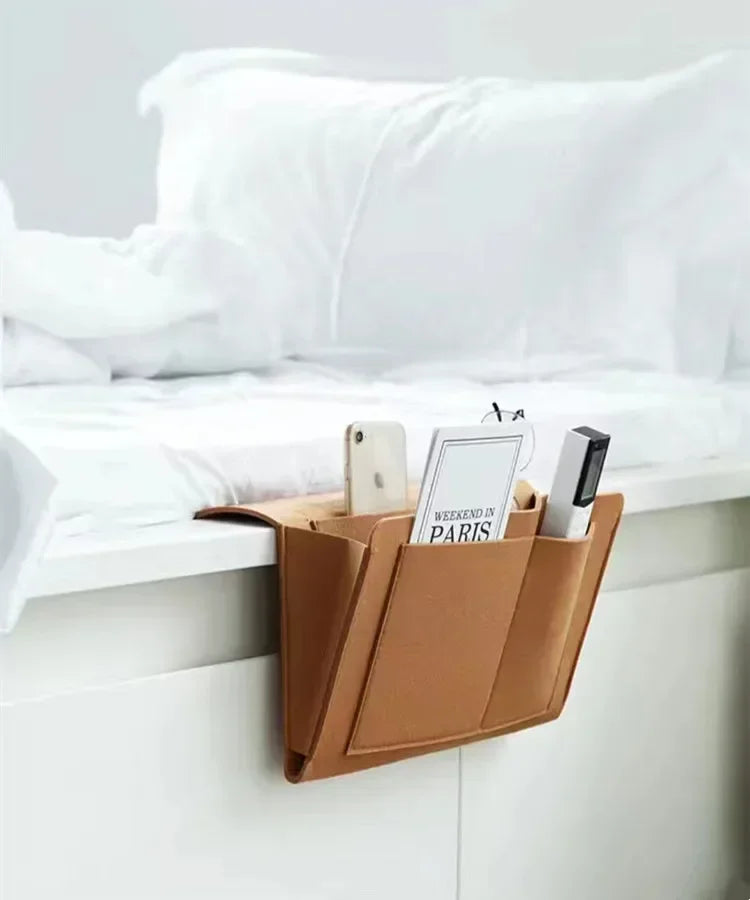 Felt Bedside Storage Organizer For Sofa And Couch Side Pouch