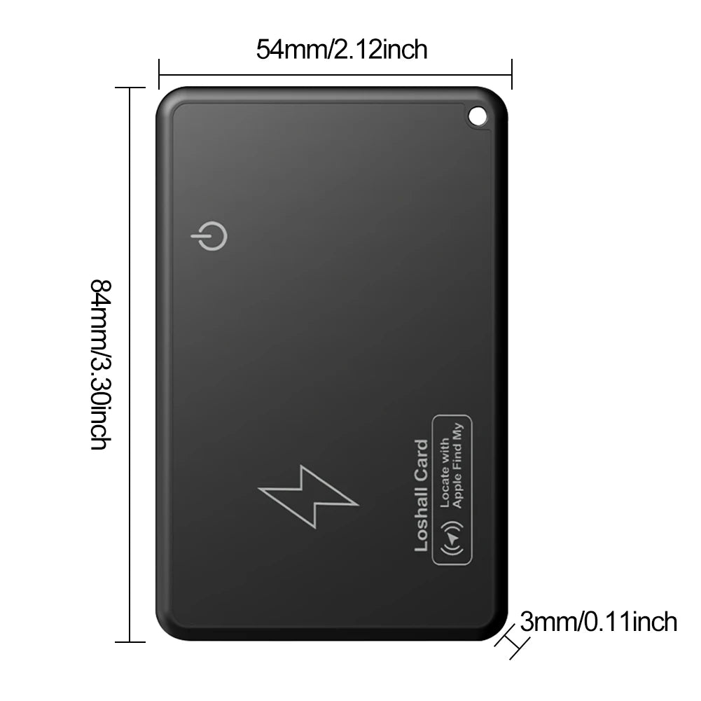 MOJOYCE Wireless Wallet Tracker Card With Apple Find My App