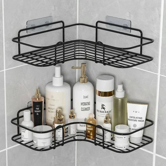 Wall Mounted Bathroom Shelf Corner Storage Organizer