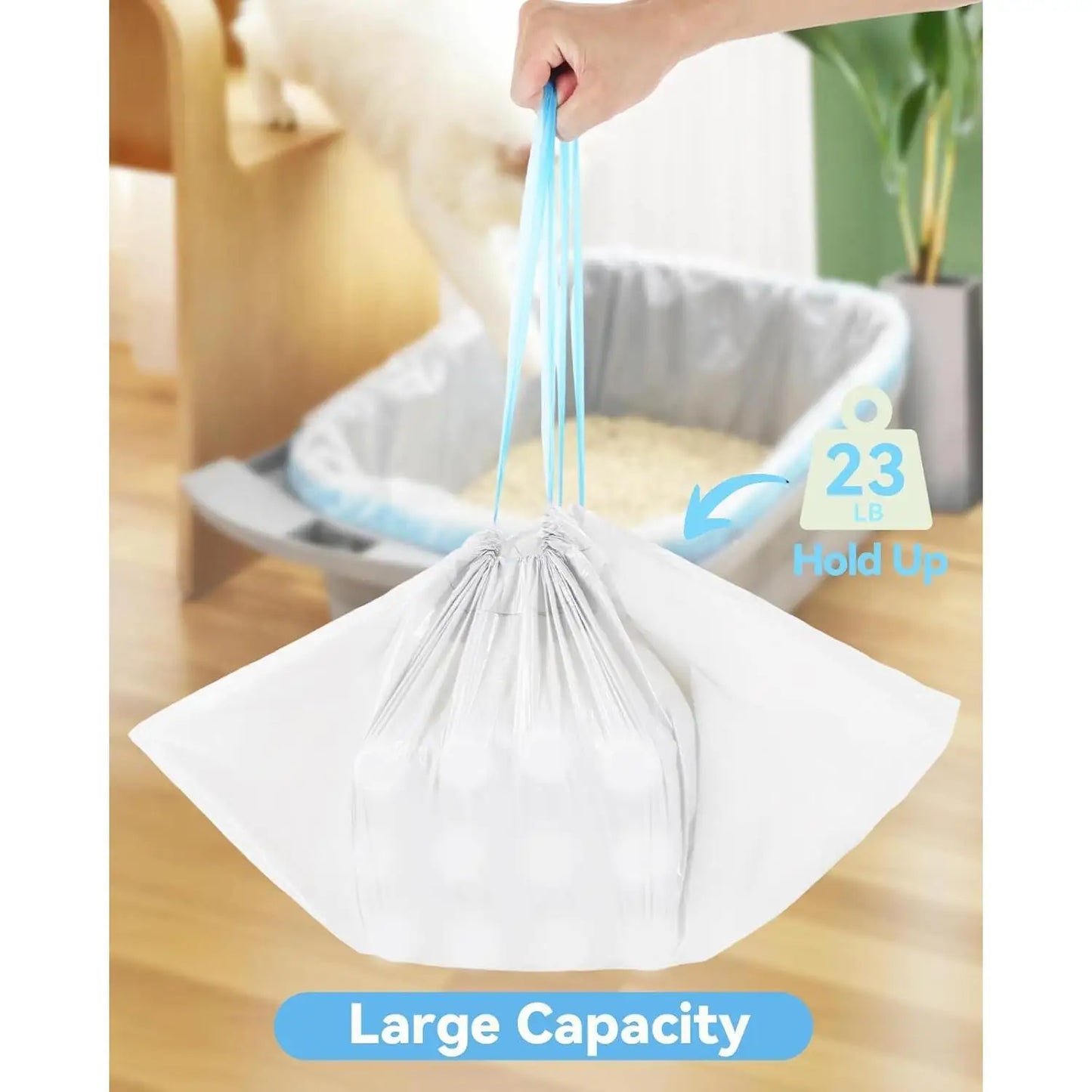 Automatic Cat Litter Box Bags 45 Count For FMO Robot