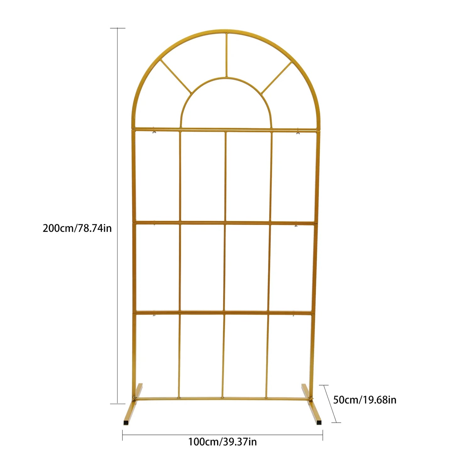 Outdoor Wedding Arch Backdrop Stand Iron Garden Decor