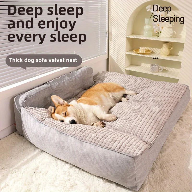 Cat Bed Pet Bed Non Slip Warm Soft Orthopedic Cushion