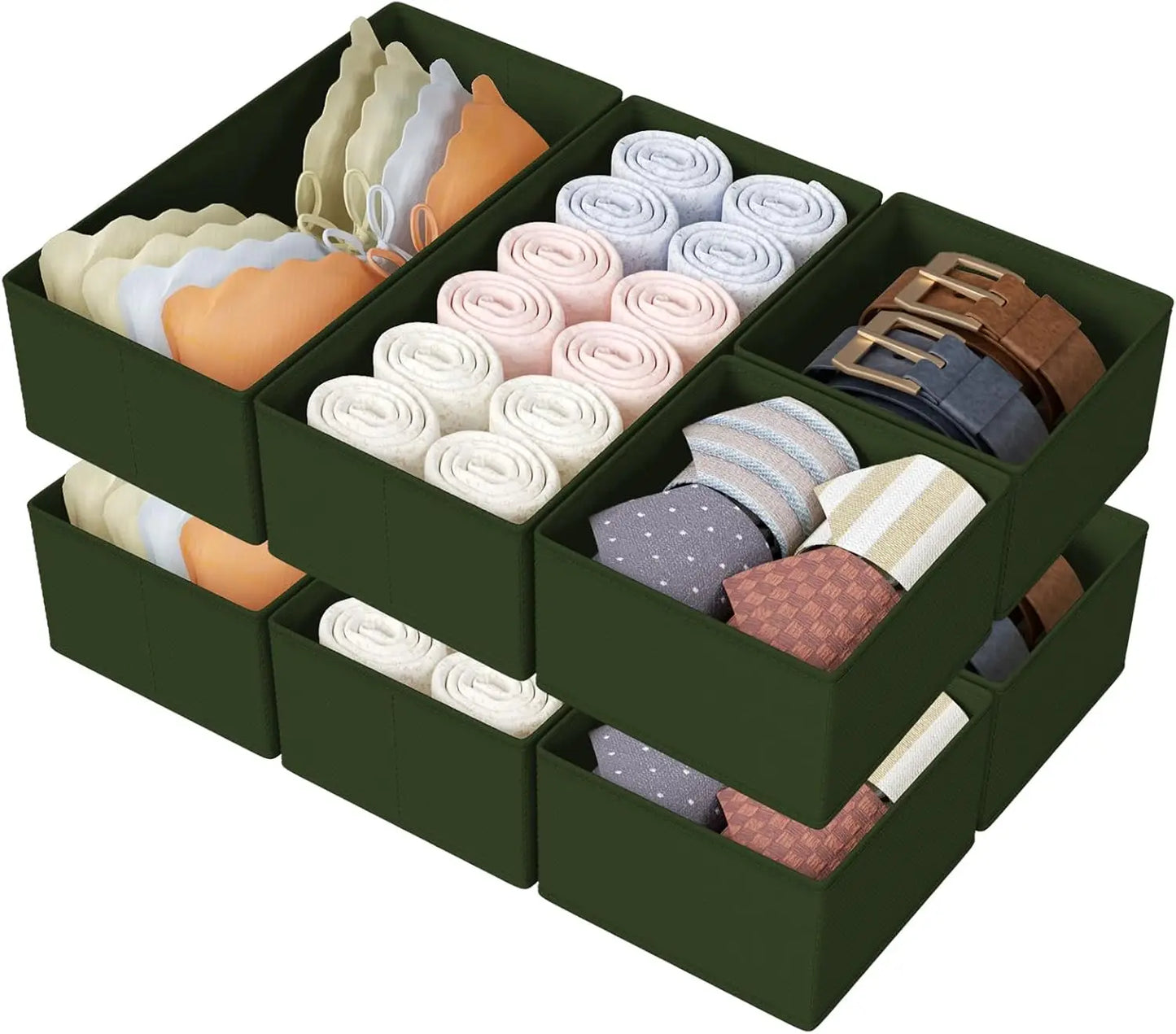 Drawer Organizer Bins For Clothing And Baby Clothes Dresser Storage