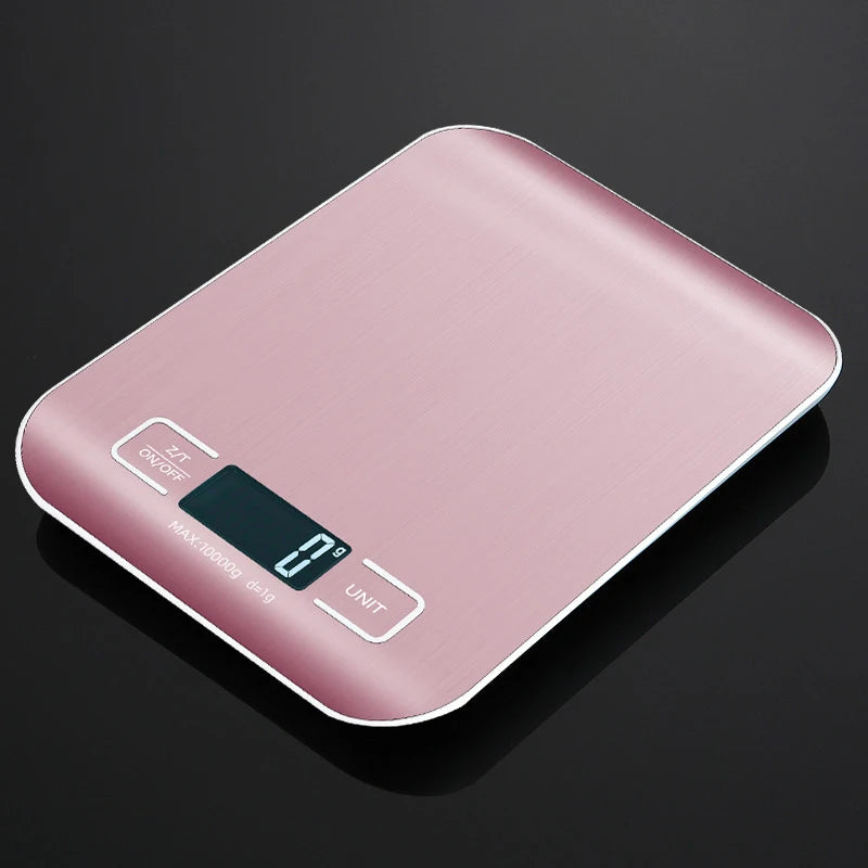 Digital Kitchen Scale LCD Display Stainless Steel Electronic Baking Tools