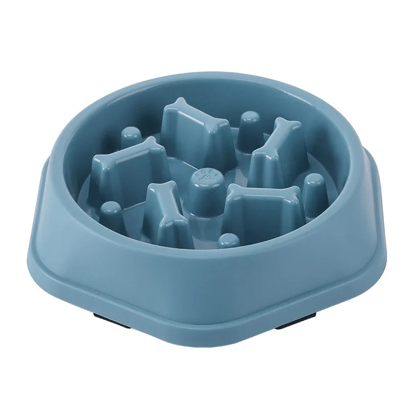Anti Choking Slow Feeder Pet Bowl With Non Slip Maze