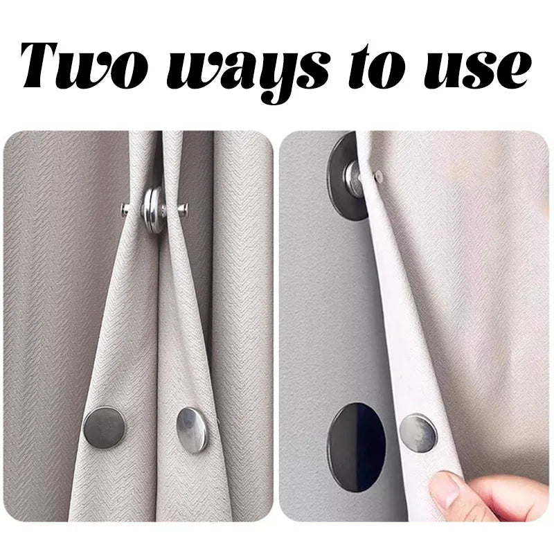 Metal Curtain Magnetic Closure Clips for Wall Mounted Fastener