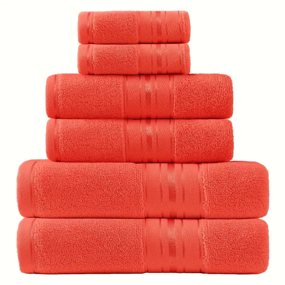Luxury Turkish Cotton Towel Set With Bath Towels And Washcloths