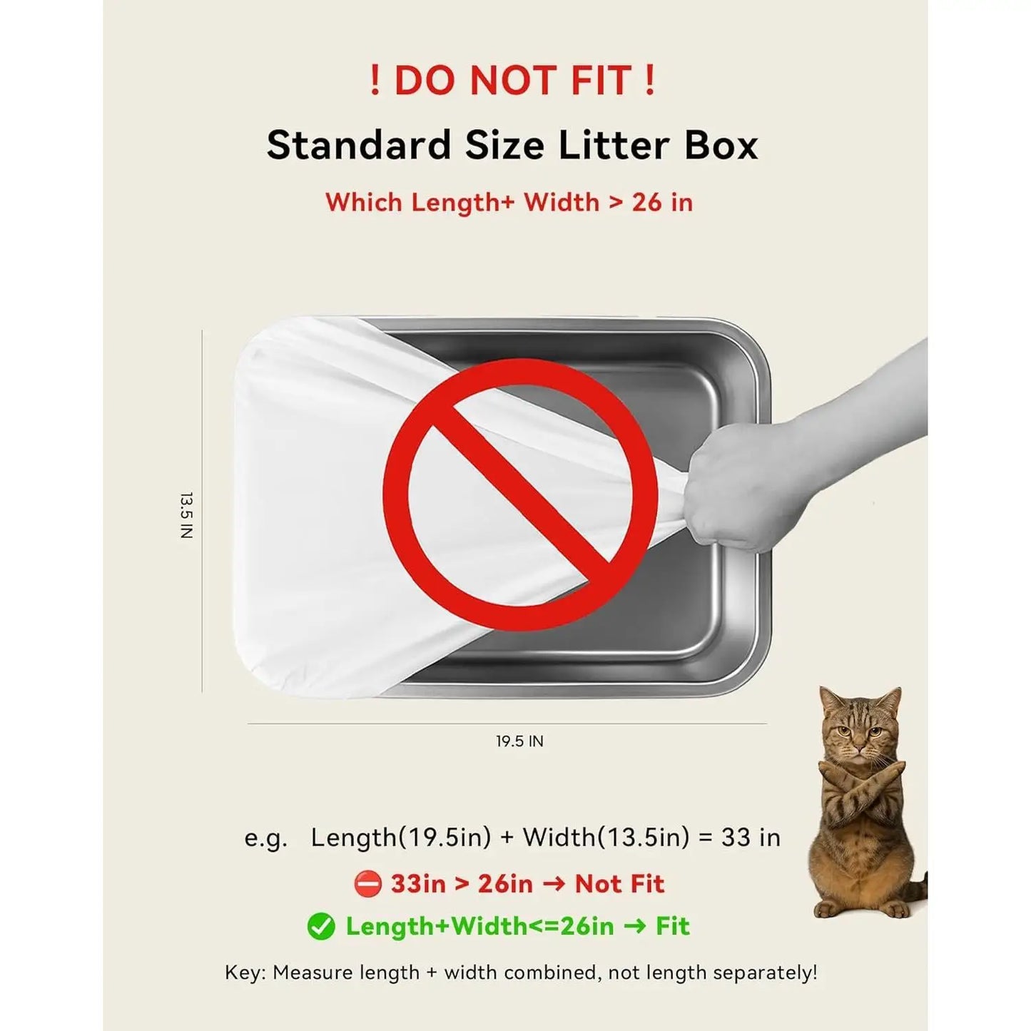 Automatic Cat Litter Box Bags 45 Count For FMO Robot