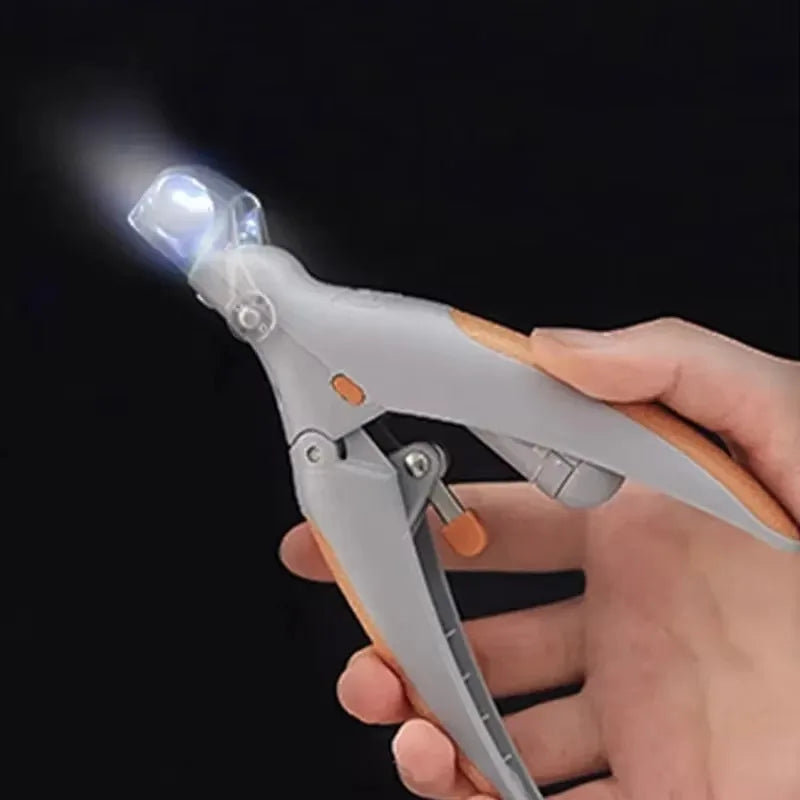 LED Pet Nail Clipper With Integrated Illumination For Dogs Cats