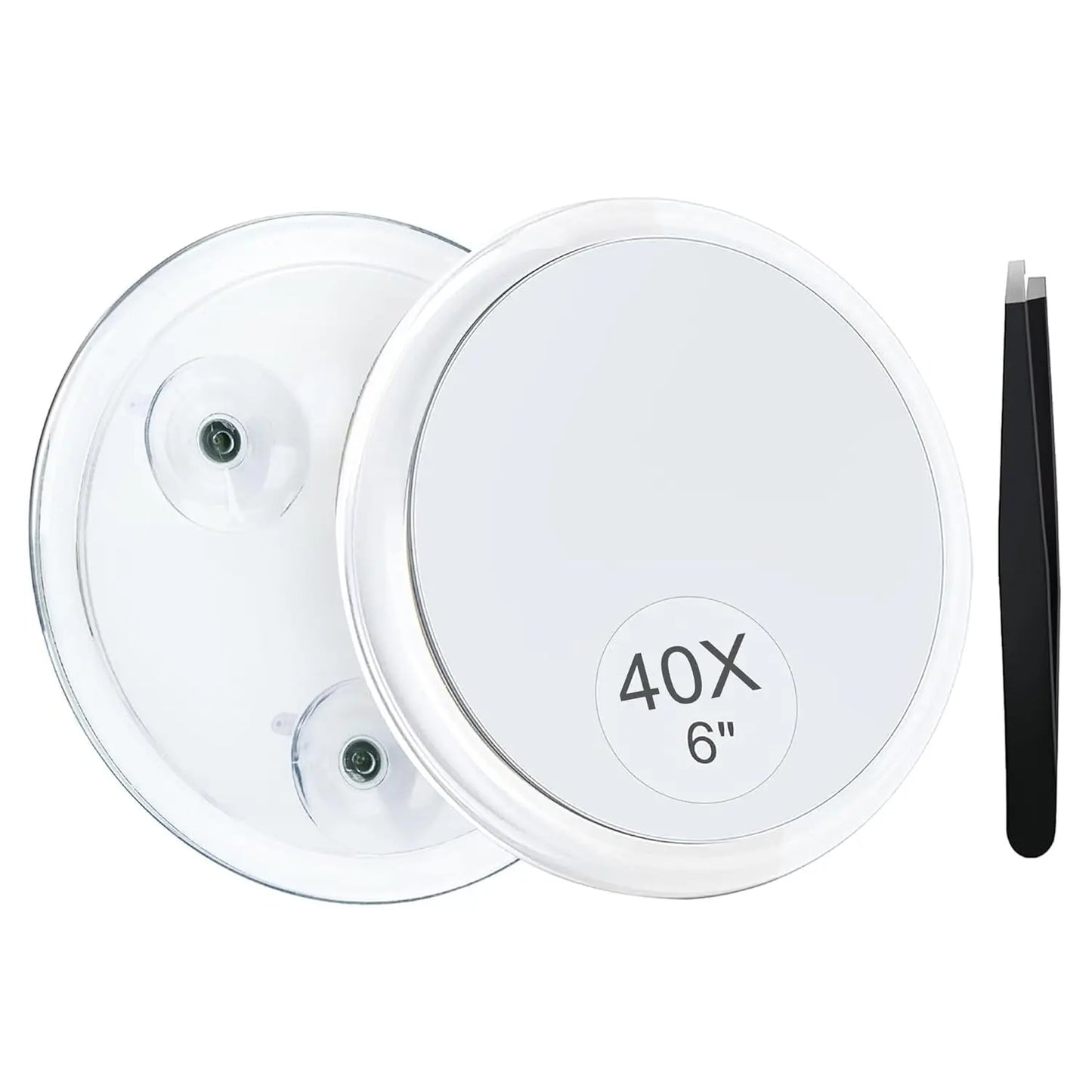 30X Magnifying Mirror With Suction Cup For Easy Mounting
