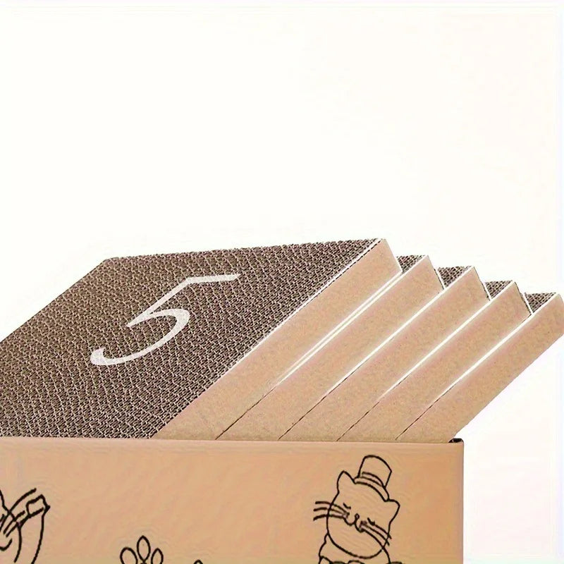 CZBNYX Five Layer Corrugated Cardboard Cat Scratch Board Double-Sided