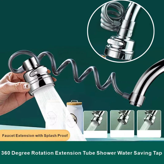 3 Mode Sink Faucet 360 Degree Rotation Water Saving Tap