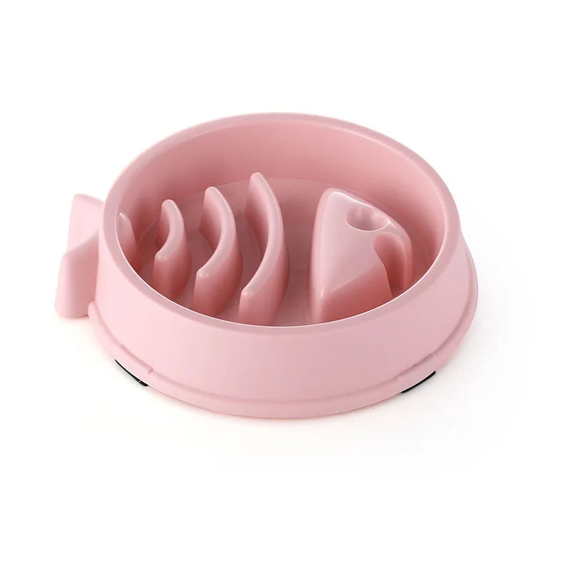 Anti Choking Slow Feeder Pet Bowl With Non Slip Maze