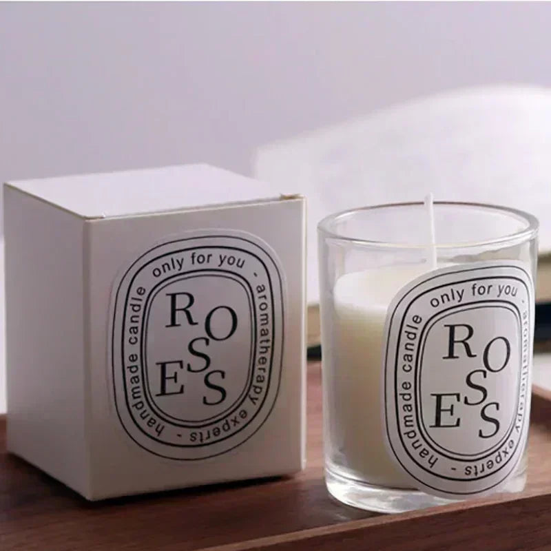 Romantic Vanilla Scented Candle Jar For Wedding Guests Gift Idea