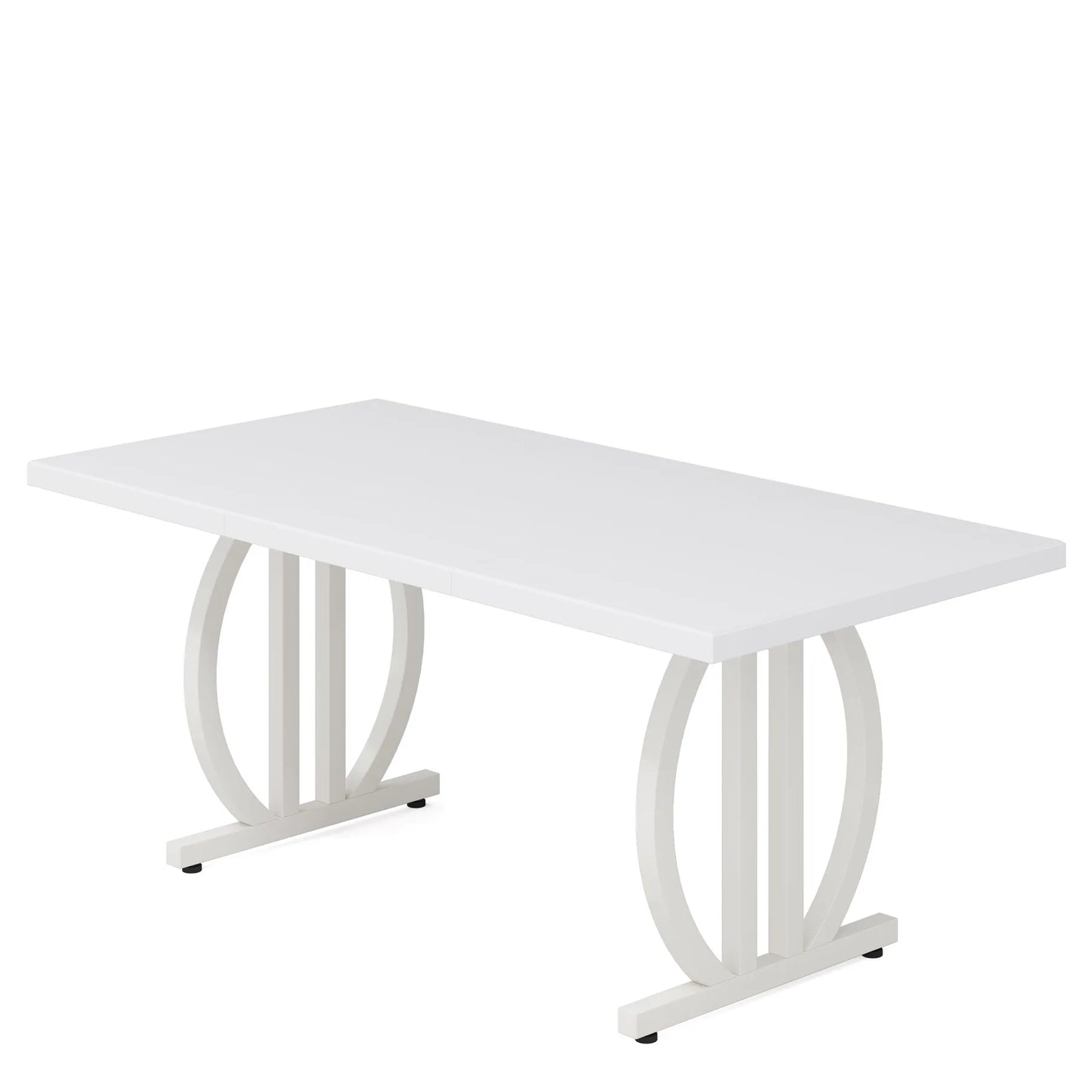 Tribesigns Modern Heavy Duty Metal Frame Industrial Dining Kitchen Table, No Chairs