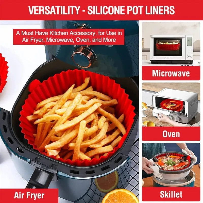 Silicone Baking Pans for Air Fryer Nonstick Cake Molds