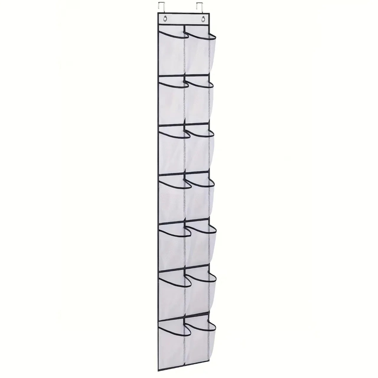 XMSJ Over The Door Shoe Rack With Large Mesh Pockets