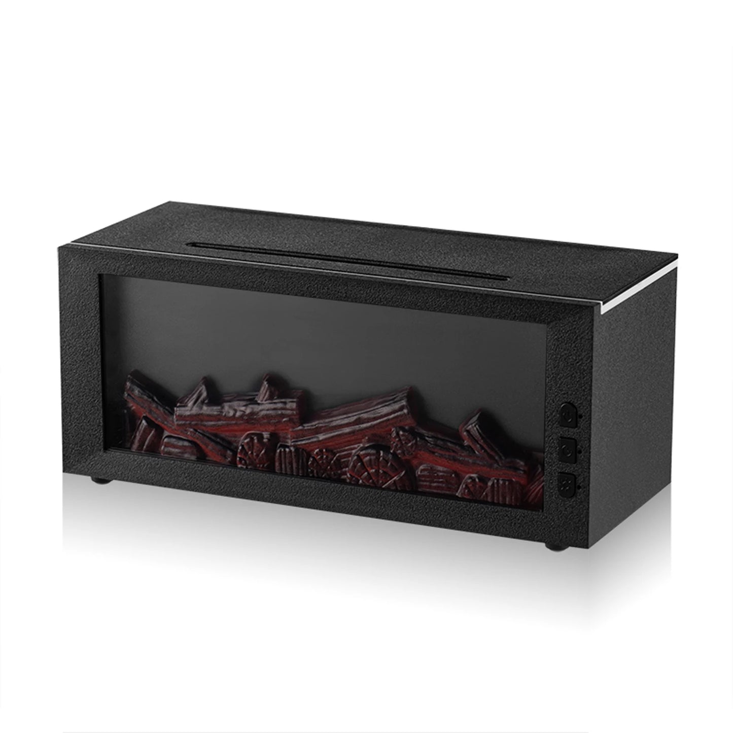 7 Color Fireplace Flame Diffuser With Timer Humidifier And Aroma