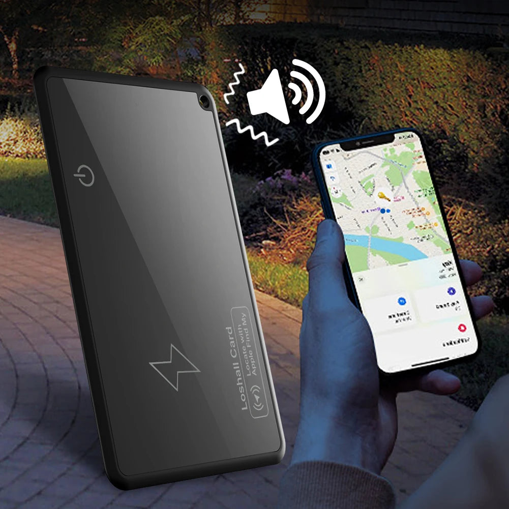 MOJOYCE Wireless Wallet Tracker Card With Apple Find My App