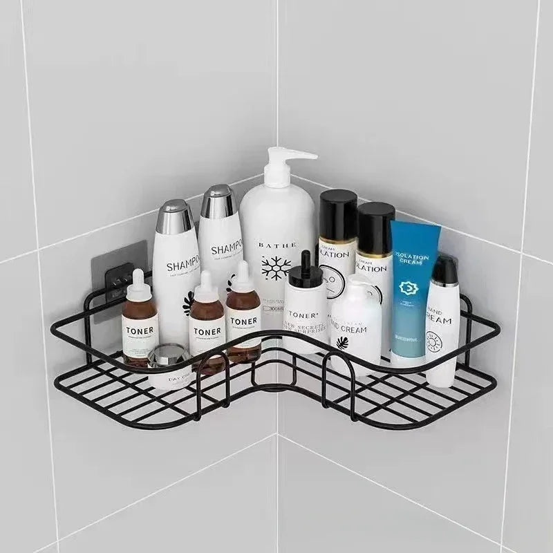 Wall Mounted Bathroom Shelf Corner Storage Organizer