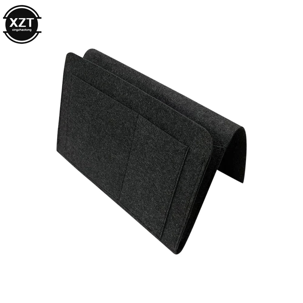 Felt Bedside Storage Organizer Pockets Hanging Bag