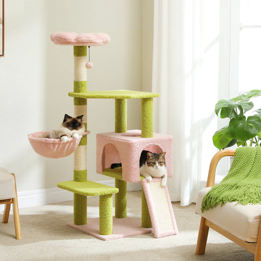 PAWZ Road Flower Cat Tree Multi Level Tower With Sisal