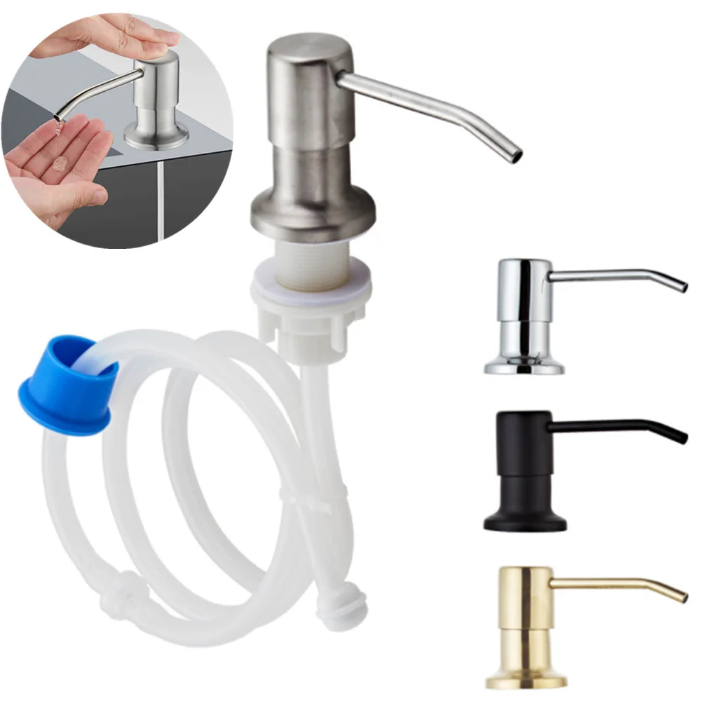 Automatic Liquid Soap Dispenser Metal Pump For Kitchen And Bathroom