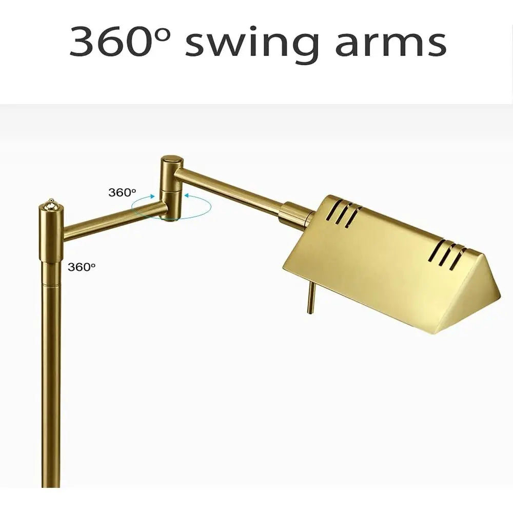Adjustable Desk Lamp Dimming 12W LED 360 Swing Arm ETL