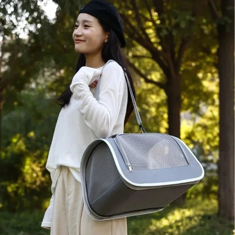 Portable Pet Carrier Bag For Cats And Dogs Breathable Travel